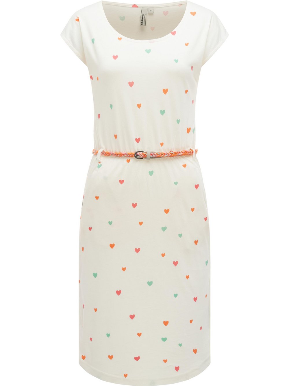 Thumbnail - Ragwear Sommerkleid Damen Baumwolle weiß, XS