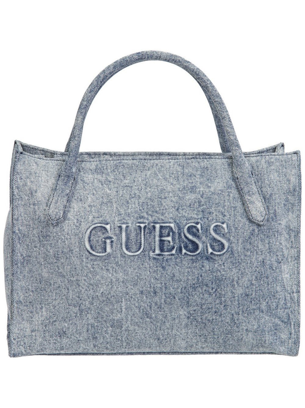 GUESS Handtasche Damen Jeans blau, ONE SIZE