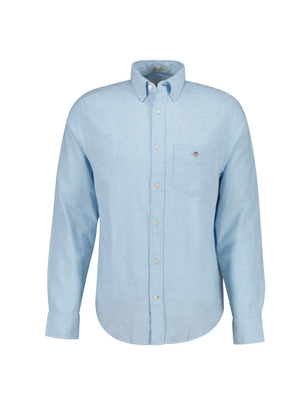 Thumbnail - Gant Hemd Herren Regular Fit Leinen blau, M