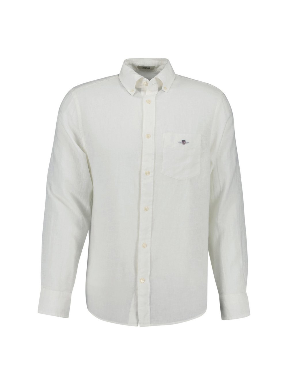 Thumbnail - Gant Hemd Herren Regular Fit Leinen weiß, XXXL