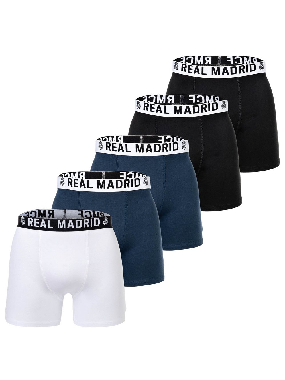 Real Madrid Boxershort 5er Pack Jungen Baumwolle mehrfarbig, 116