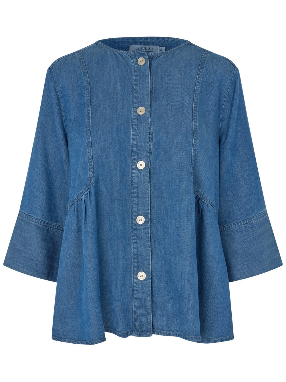 Masai Bluse Damen Lyocell blau, 40