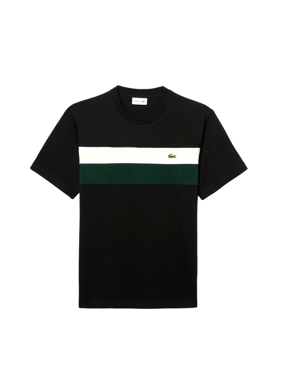 Lacoste T-Shirt Herren Baumwolle mehrfarbig gestreift, M