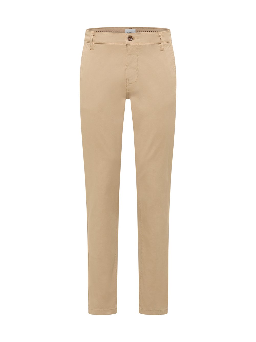 Mustang Chino Hose Herren Baumwolle beige, 33-34