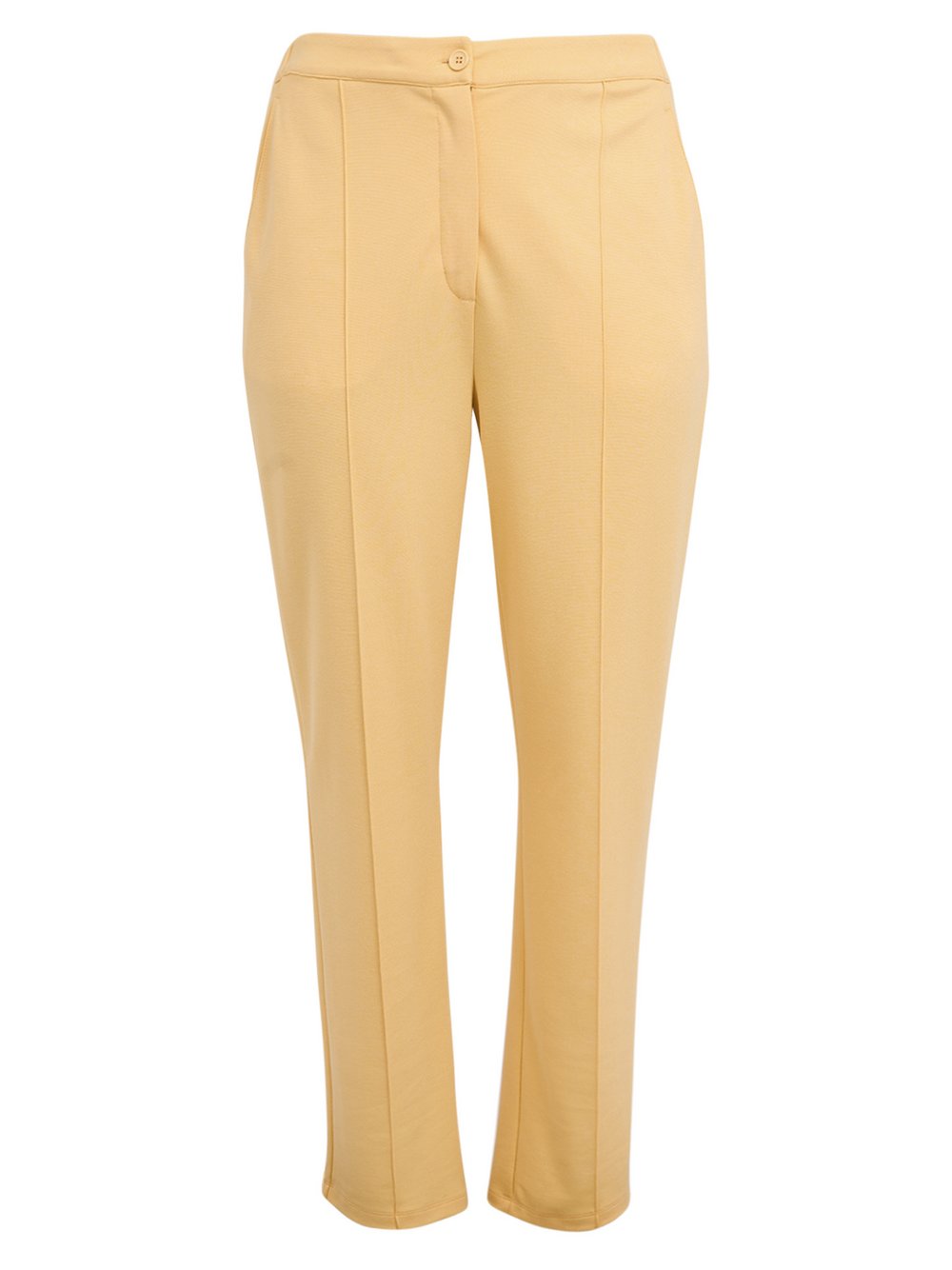 YOEK Hose Damen Viskose gelb bedruckt, 58-60