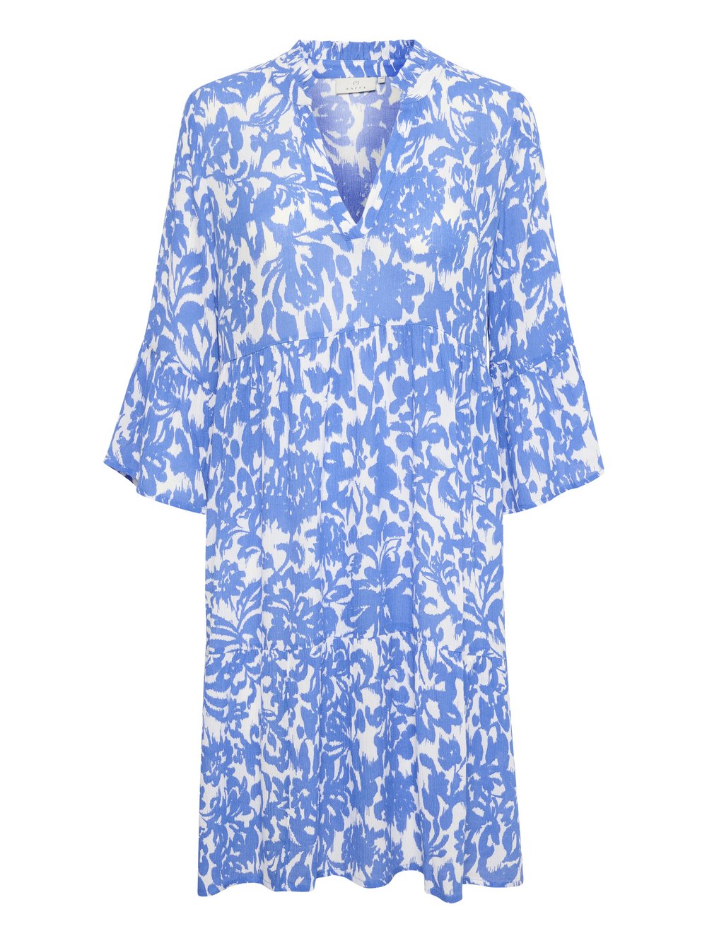 Thumbnail - Kaffe Kleid KAellen Damen Viskose blau gemustert, 42