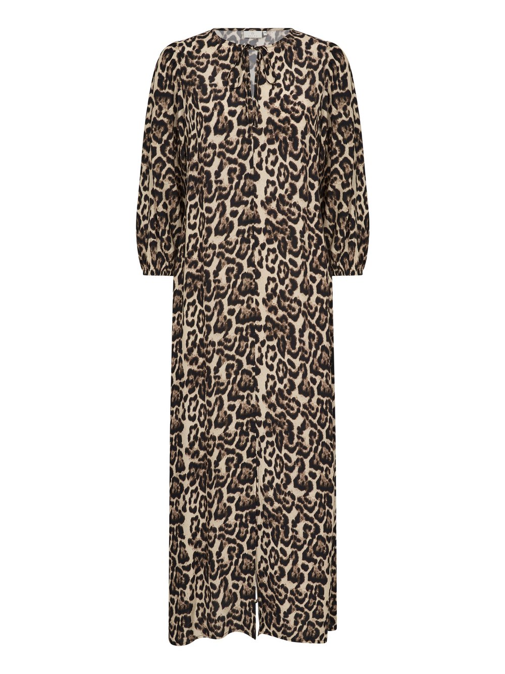 Kaffe Damen Beige Midikleid "Damen Kleid Kapedra", Gr. 36, N-Gr, (Naturel Leopard Print), Obermaterial: 50% Viskose Cv. 50% Viskose Lenzing Ecover... - Bild 4
