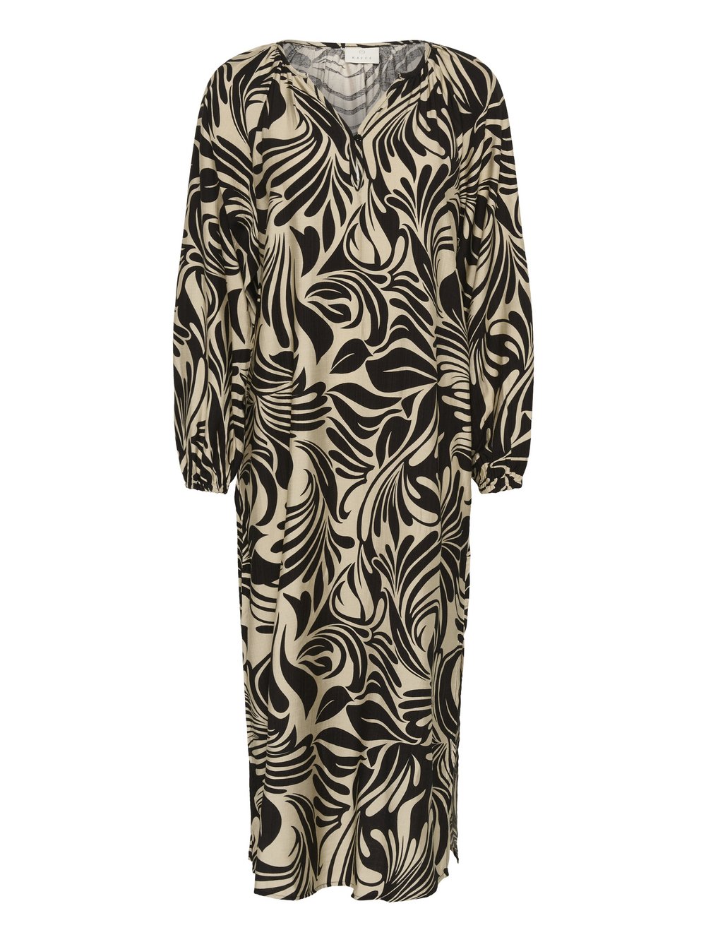 Kaffe Damen Gris Kleid Mit Langen Ärmeln, Kacelia - Bild 2