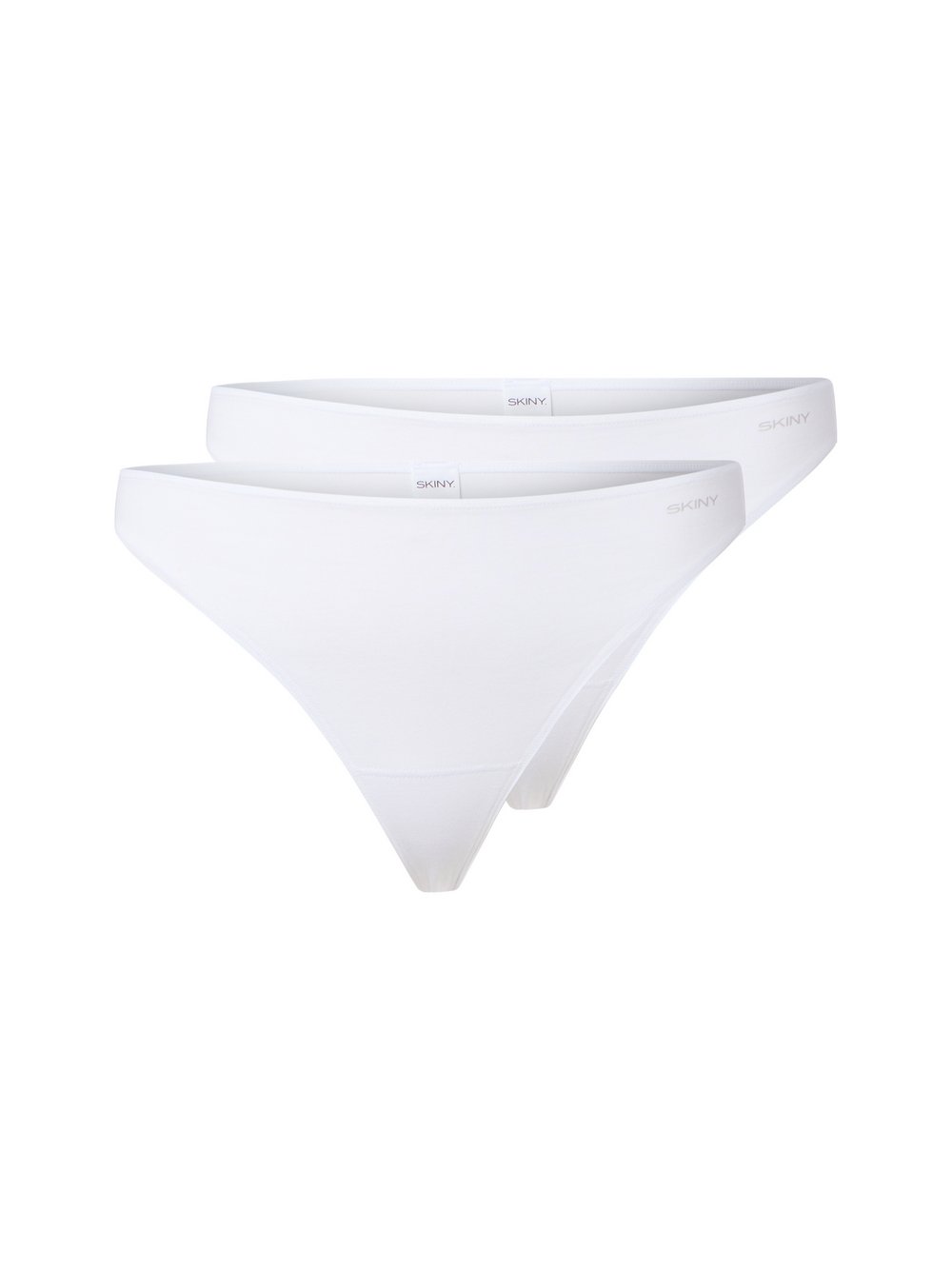 Sk Unisex Weiß Skiny Advantage Cotton Stretch Thong 2 Pack | 087087-080500 - Bild 3