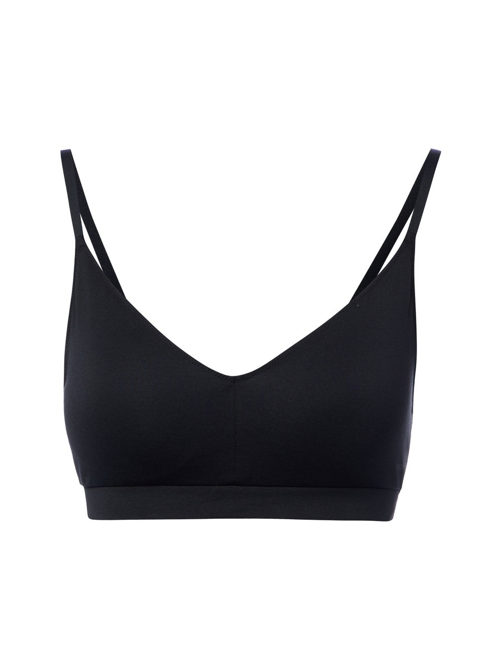 VAN GRAAF Skiny Damen Schwarz Soft-Bh Baumwolle Größe 42