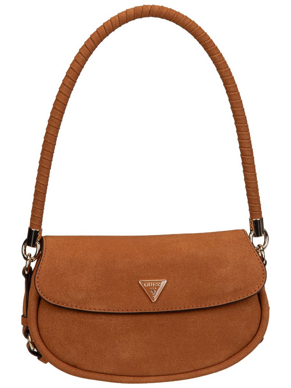 GUESS Schultertasche Damen cognac, ONE SIZE