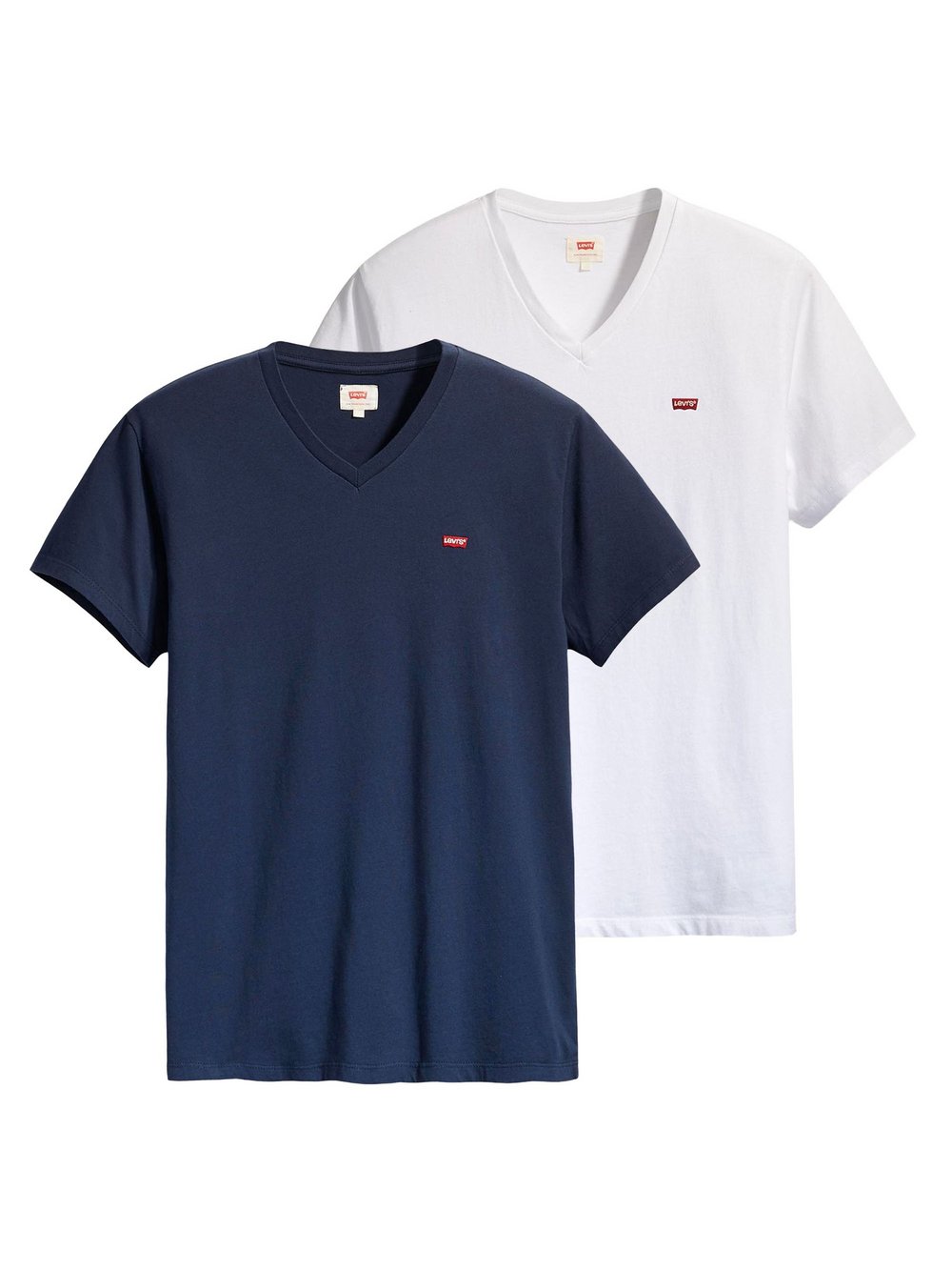 Levi's T-Shirt 2er Pack Herren Baumwolle mehrfarbig, L