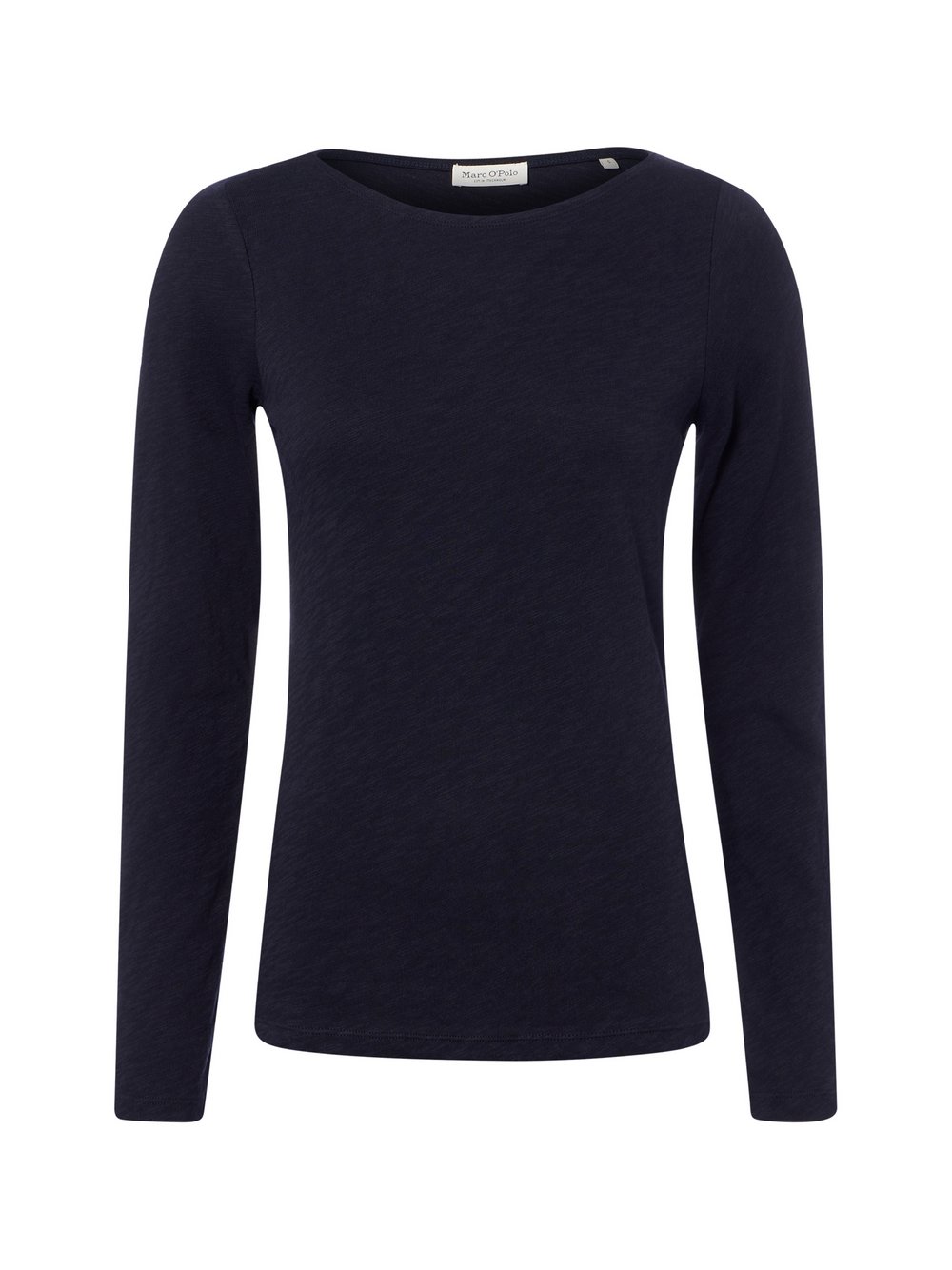 Marc O'polo Damen Langarmshirt - T-Shirt Longsleeve U-Boot-Ausschnitt Baumwolle Blau S - Bild 4