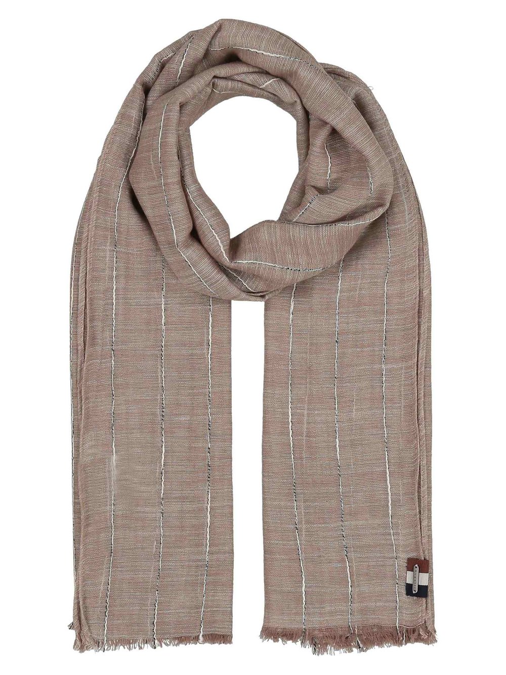 Bugatti Schal Herren camel, ONE SIZE