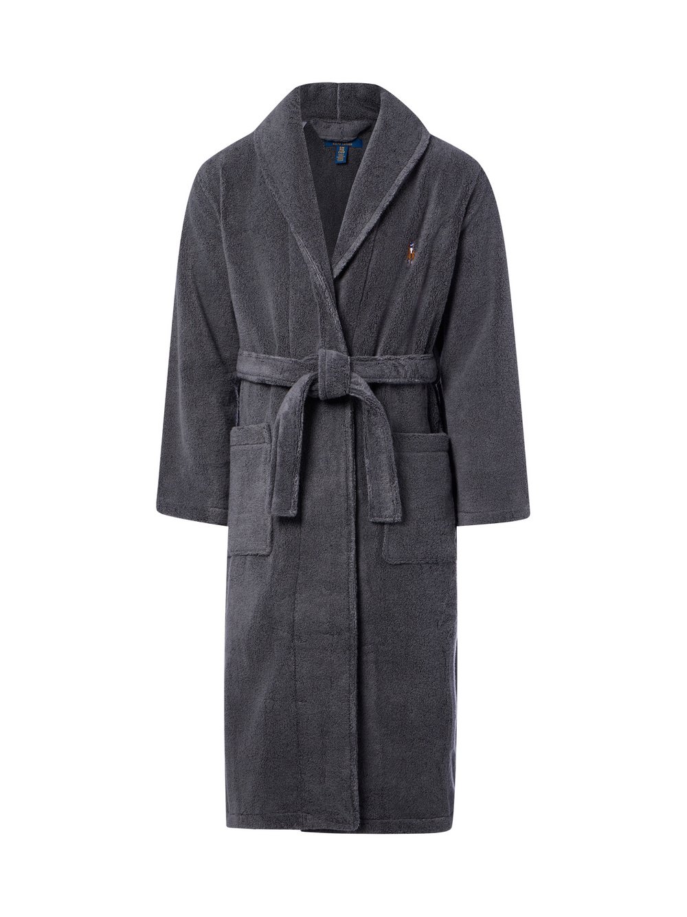 Polo Ralph Lauren Herren Grau Morgenmantel Mit Schalkragen - Image 7