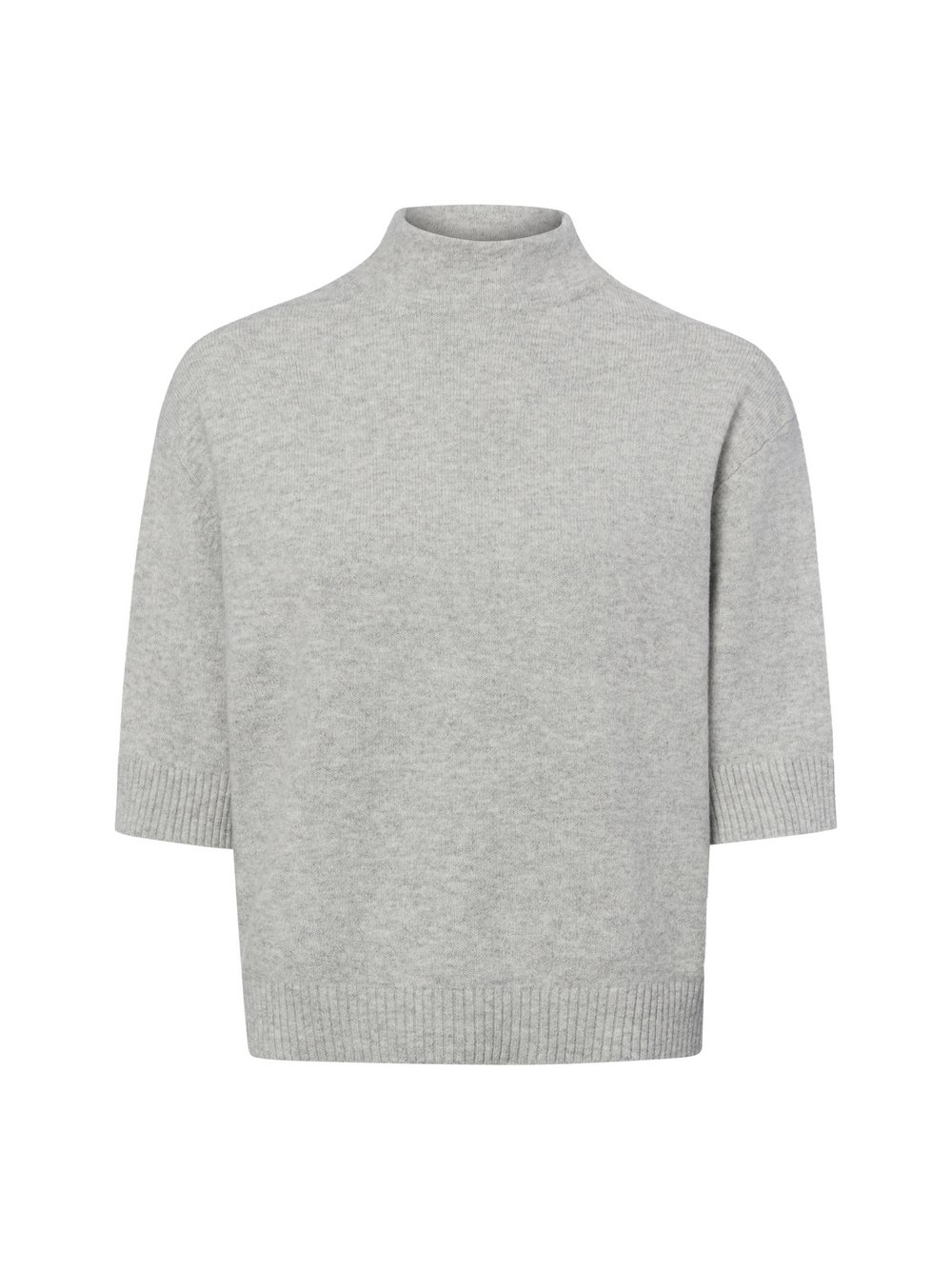 VAN GRAAF Opus Damen Hellgrau Strickpullover Mit Wollanteil Feinstrick Grau, Größe 40