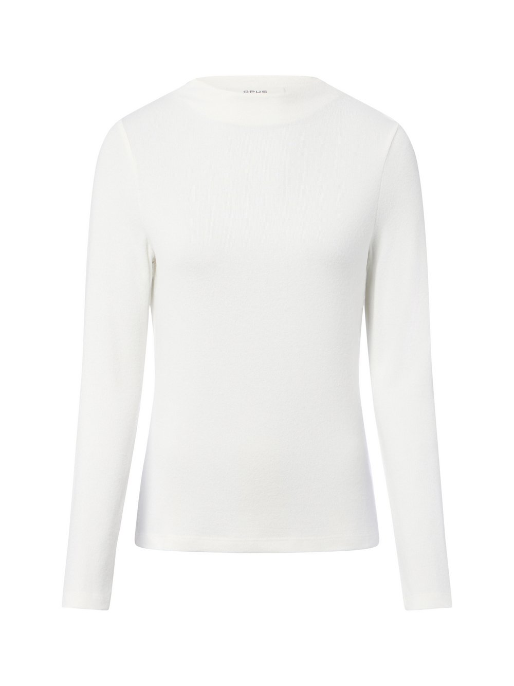 VAN GRAAF Opus Damen Ecru Langarmshirt Jersey Weiß, Größe 42