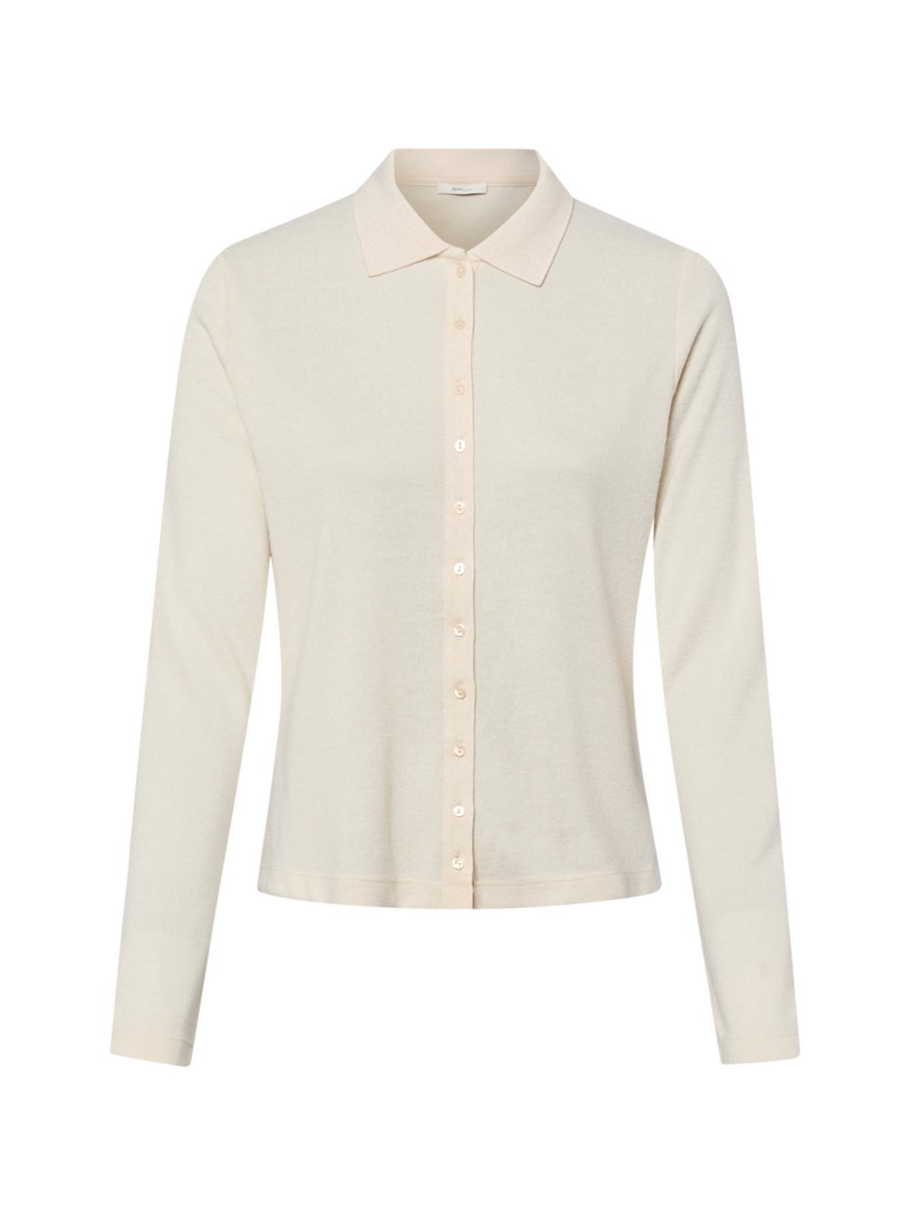 VAN GRAAF Opus Damen Ecru Strickjacke Feinstrick Weiß, Größe 38
