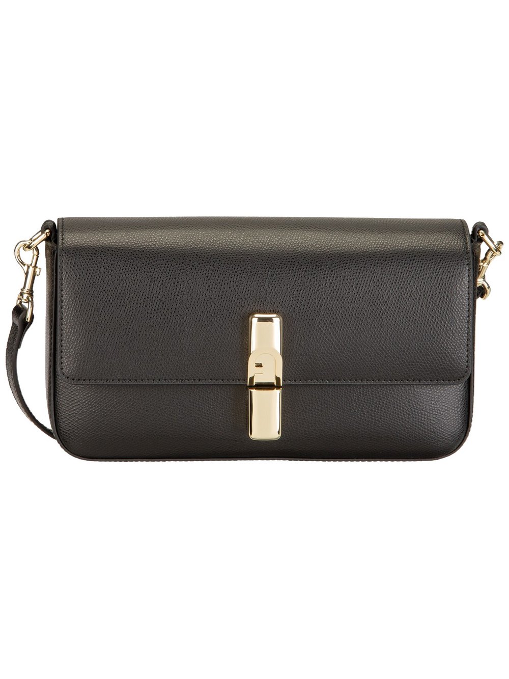 VAN GRAAF Furla Damen Schwarz Bodybag Leder One Size
