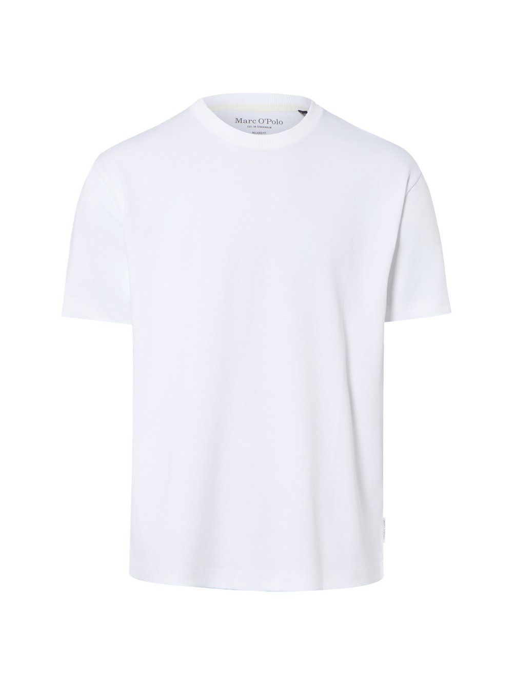 VAN GRAAF Marc O'polo Herren Weiß T-Shirt Baumwolle (100%) Extra Groß - Bild 3