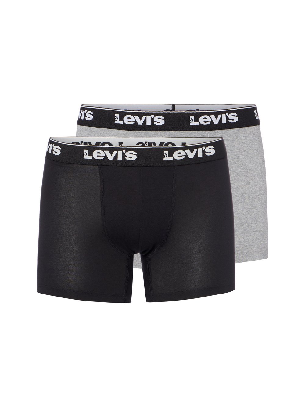 Levi's Herren Grau Boxershorts "Levis Men Repeat Logo Boxer Brief 3P", Gr. M, ( Combo), Obermaterial: 95% Baumwolle, 5% Elasthan, Körpernah, U... - Image 3