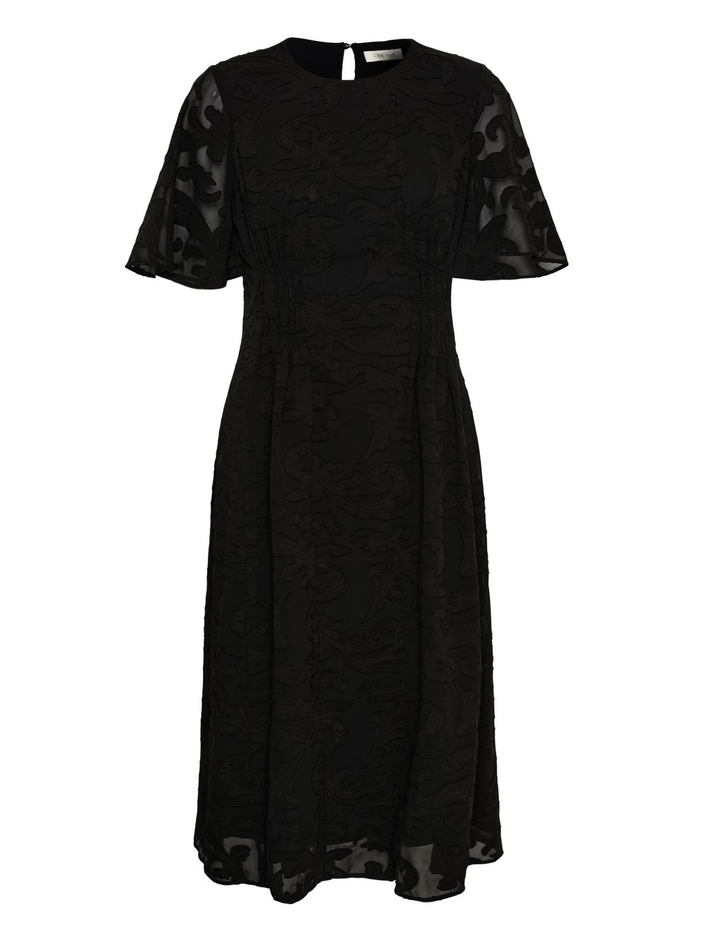 VAN GRAAF Cream Damen Schwarz Kleid Crmisandra Größe 44