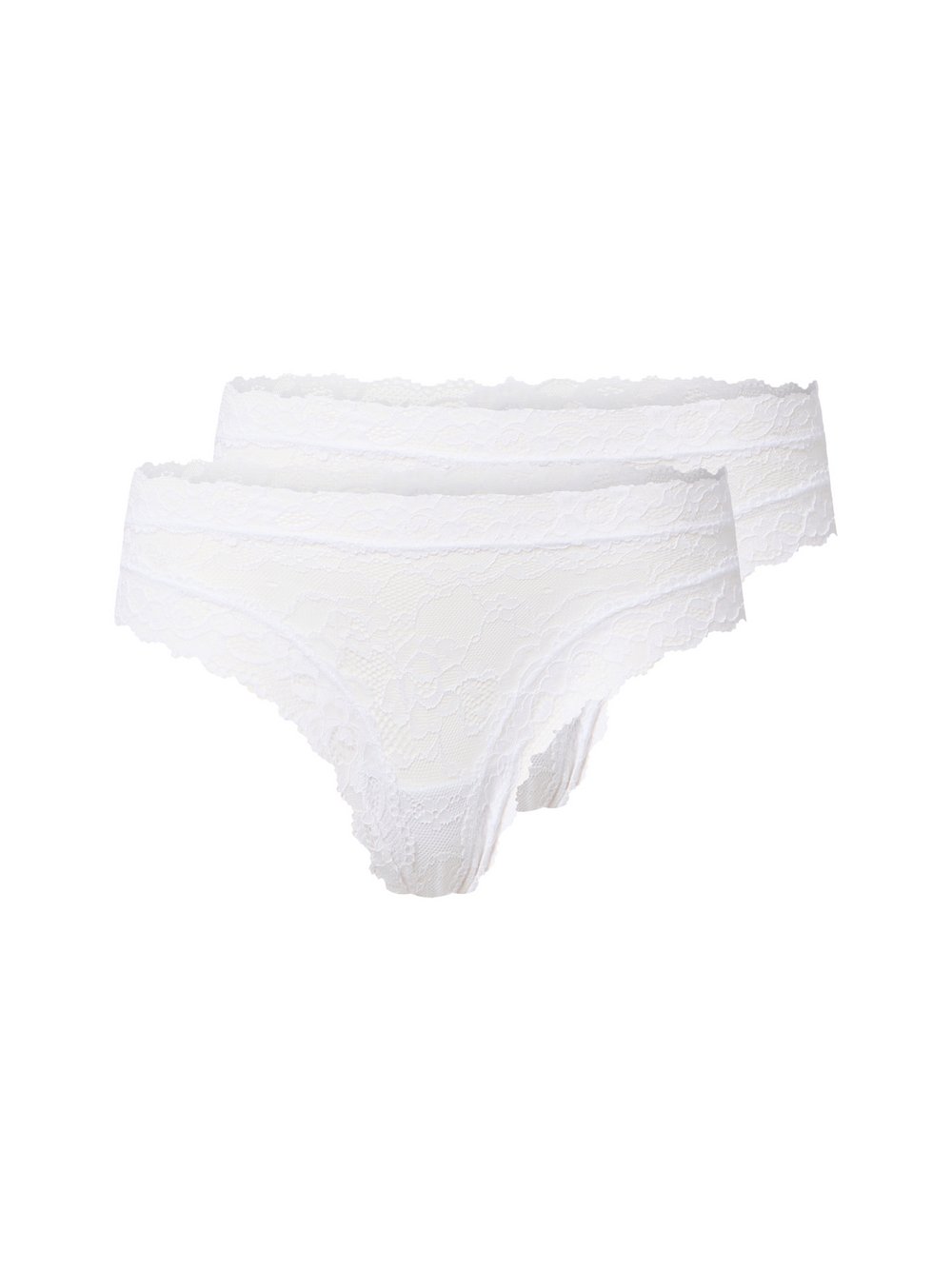 VAN GRAAF Skiny Damen Weiß String Im 2Er-Pack Polyamid Größe 38