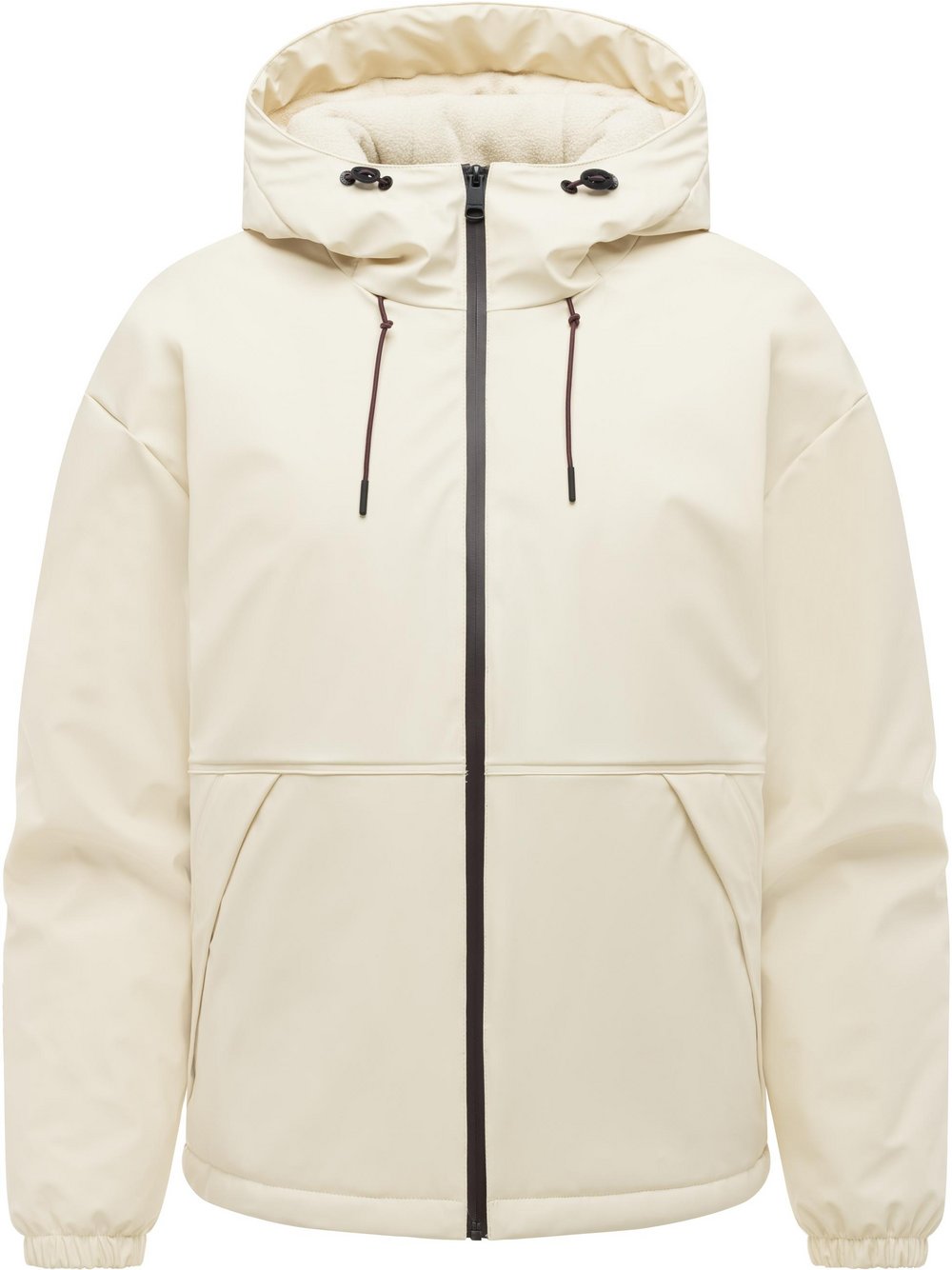 VAN GRAAF Ragwear Damen Ecru Regenjacke Beige, Groß