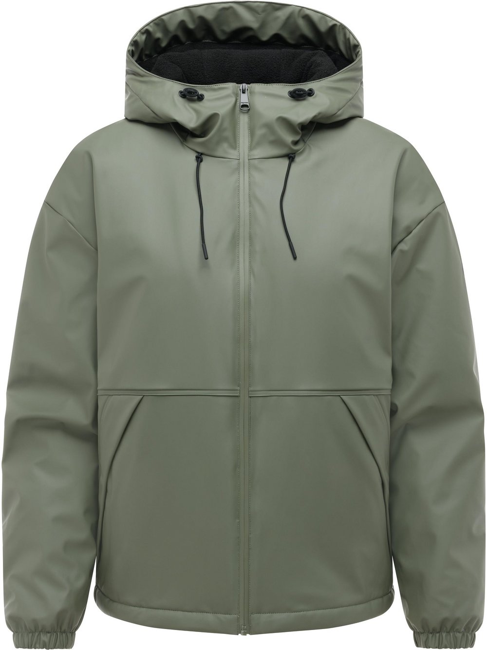 VAN GRAAF Ragwear Damen Oliv Regenjacke Grün, Groß