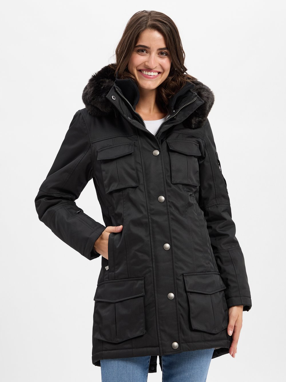 Wellensteyn Funktionsparka Damen schwarz, XS