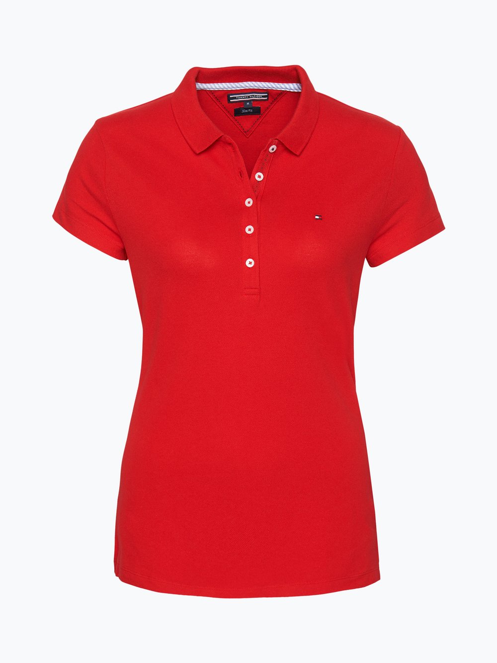Tommy Hilfiger - Damska koszulka polo – New Chiara, czerwony