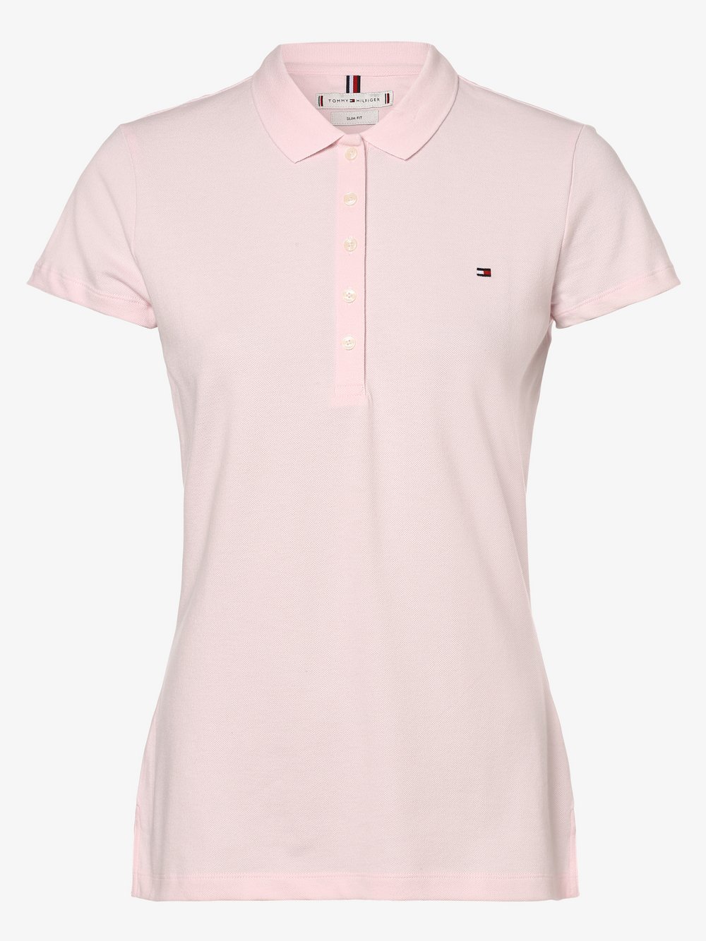 Tommy Hilfiger - Damska koszulka polo – New Chiara, różowy