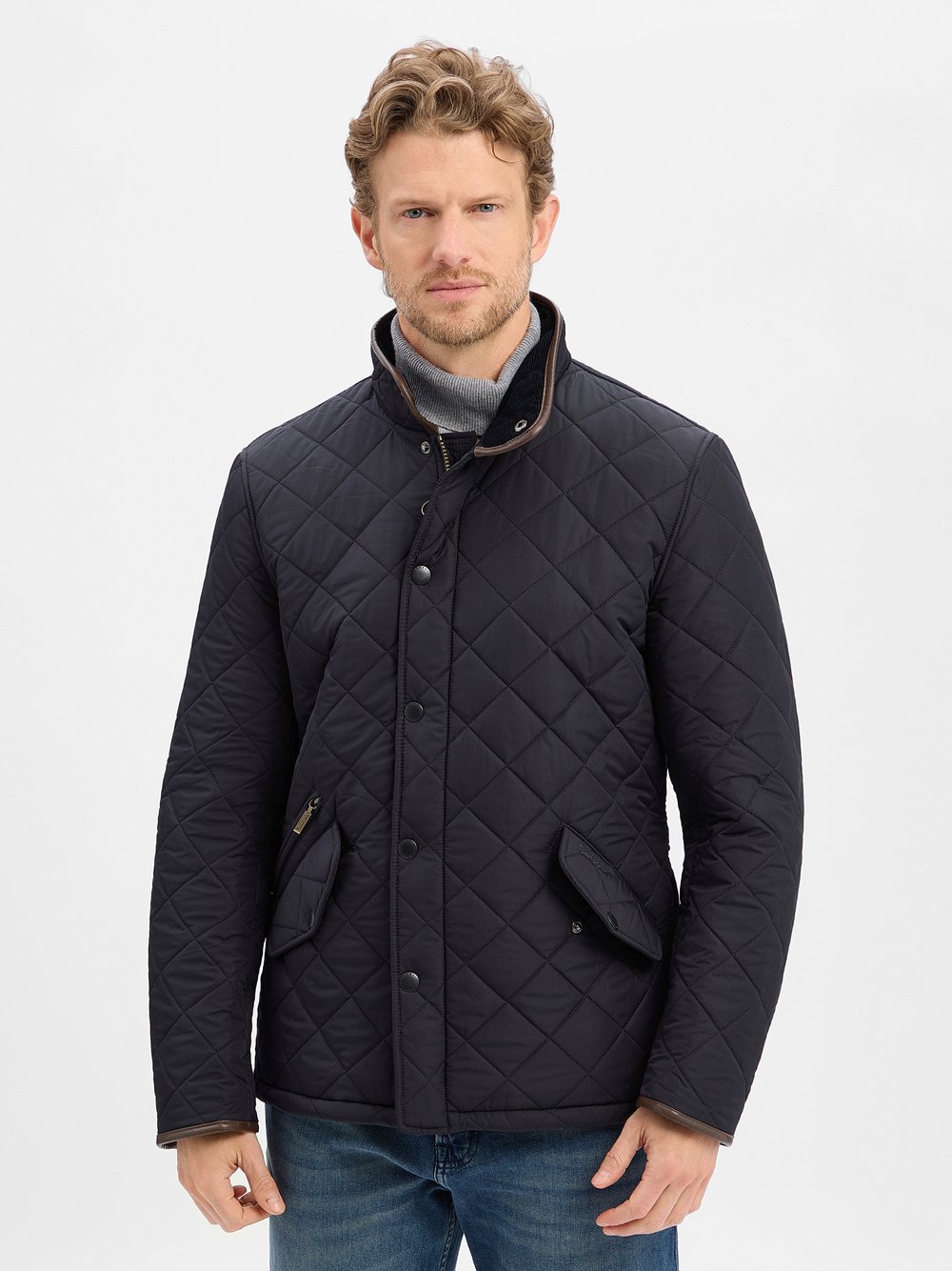 Thumbnail - Barbour Steppjacke Herren blau, XXXL