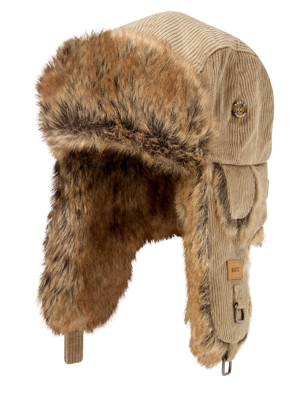 Barts Mütze Herren Cord braun, ONE SIZE