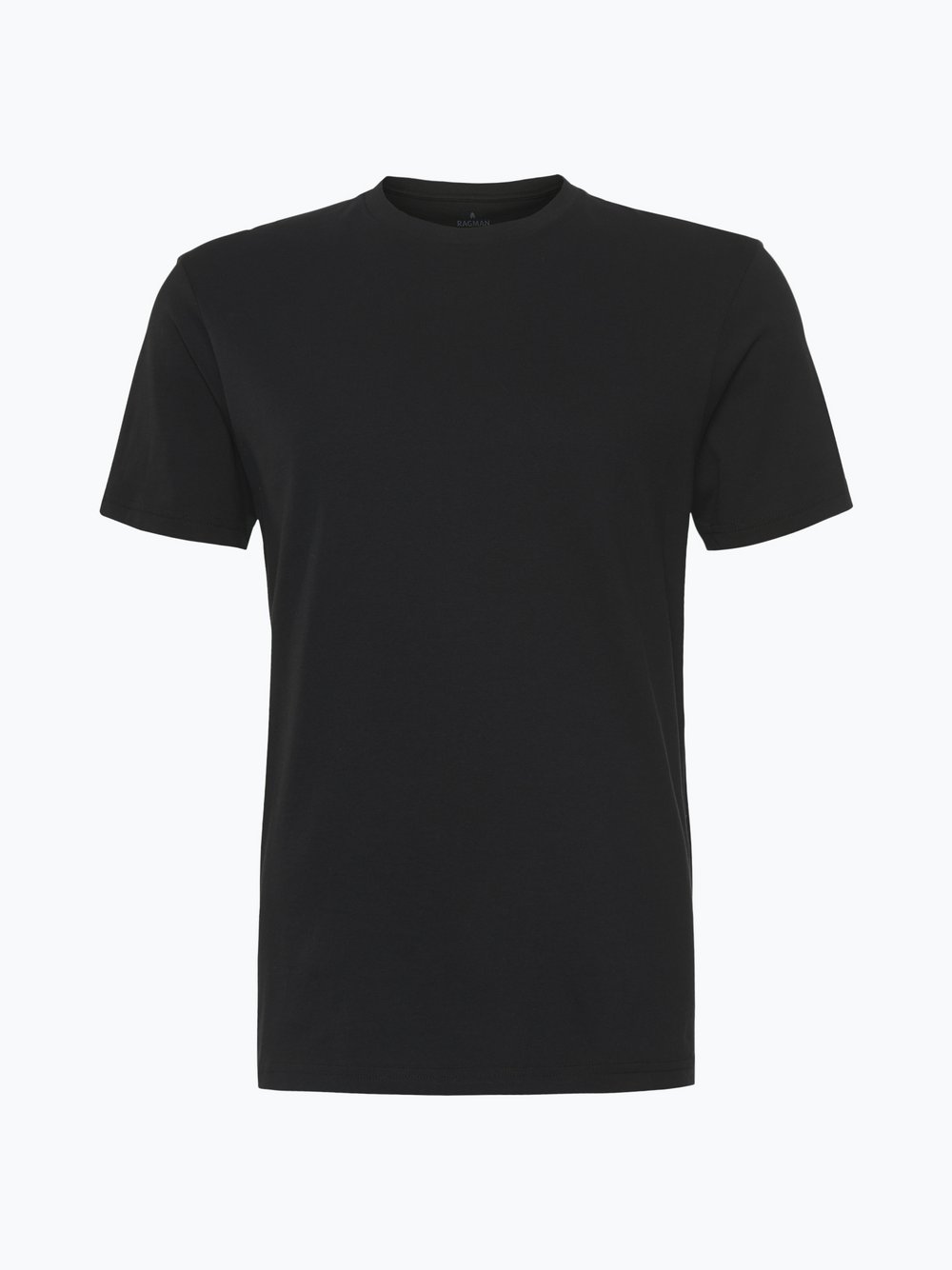 Ragman - T-shirty męskie pakowane po 2 szt., czarny