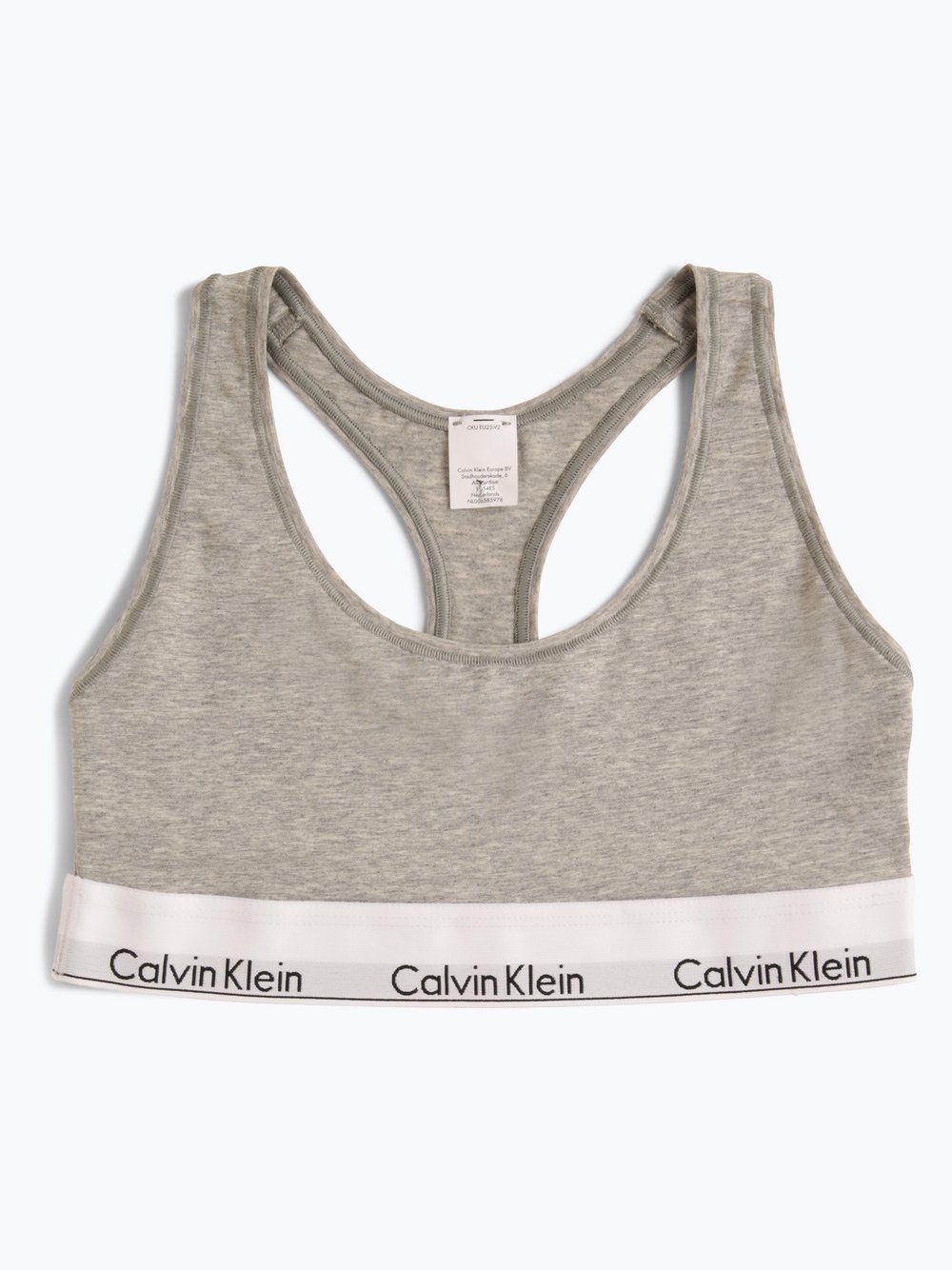 Calvin Klein Bustier Damen Baumwolle grau, M