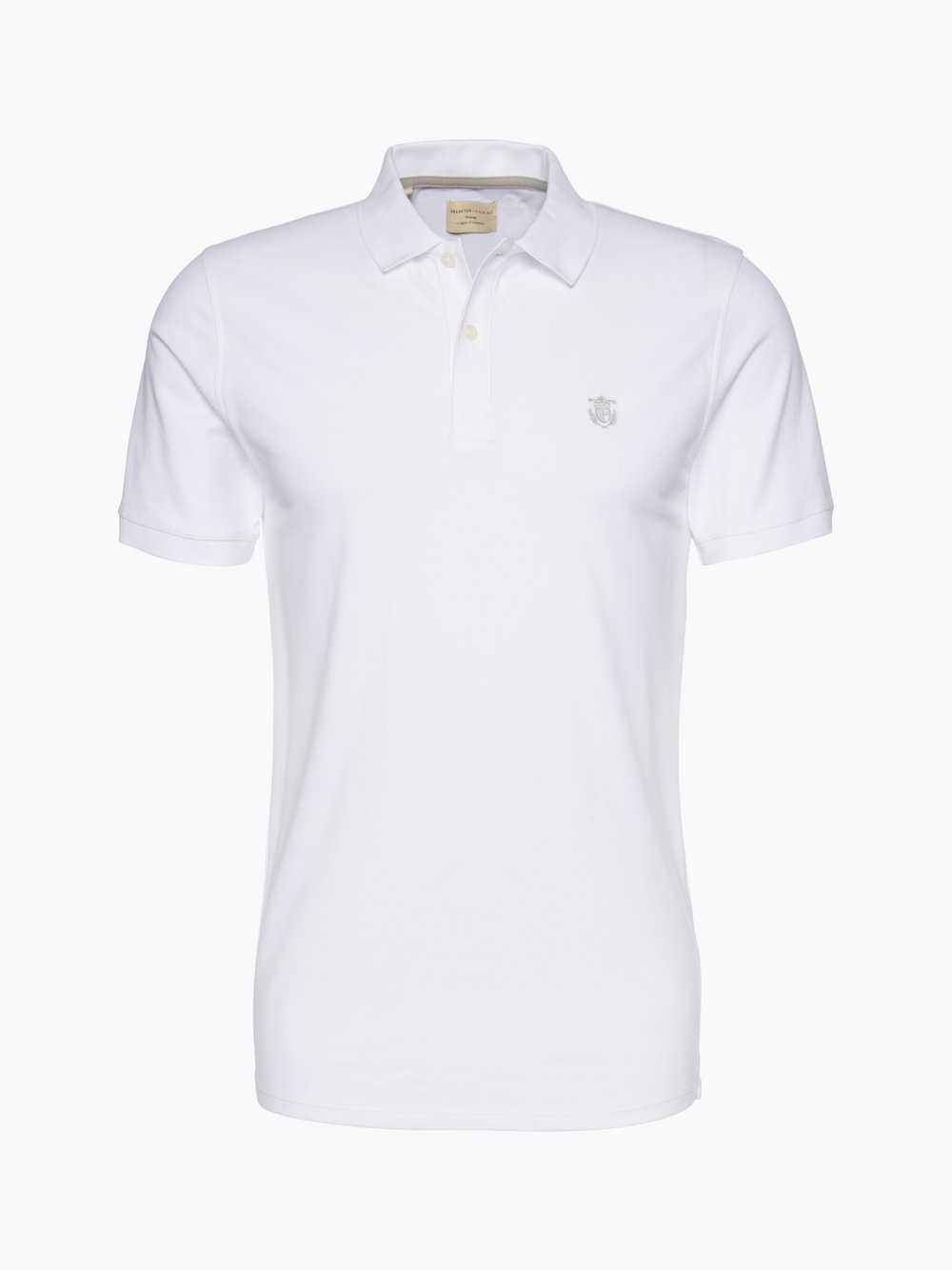 Selected - Męska koszulka polo – Shharo, biały