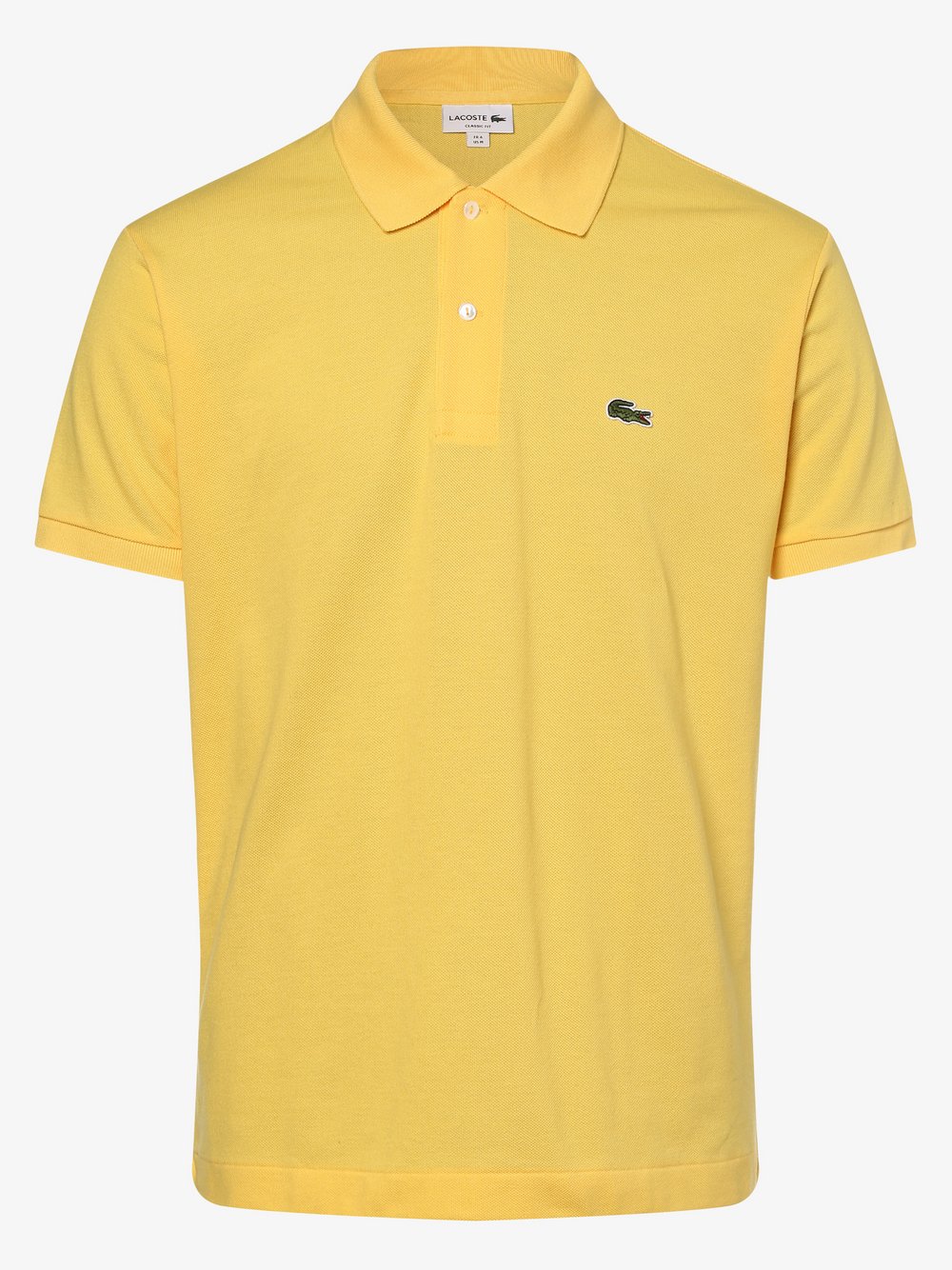 Lacoste - Męska koszulka polo, żółty Lacoste - Męska koszulka polo, żółty