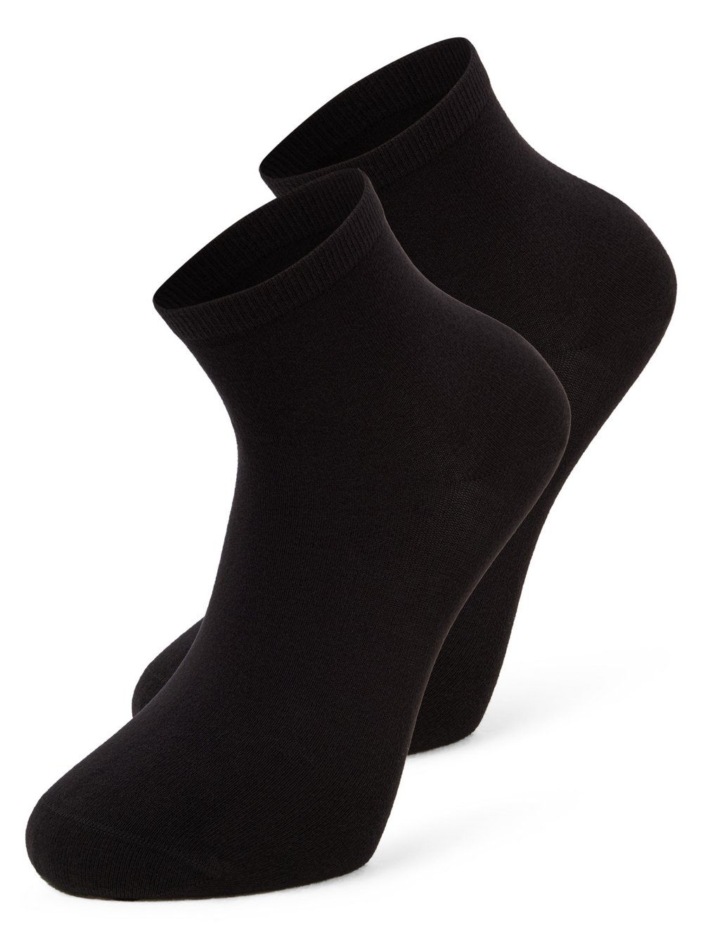 Tommy Hilfiger Damen Schwarz Kurzsocken "Th Women Casual Short Sock 2P" 2 Paar Mit Flacher Zehennaht von Baur - Bild 5