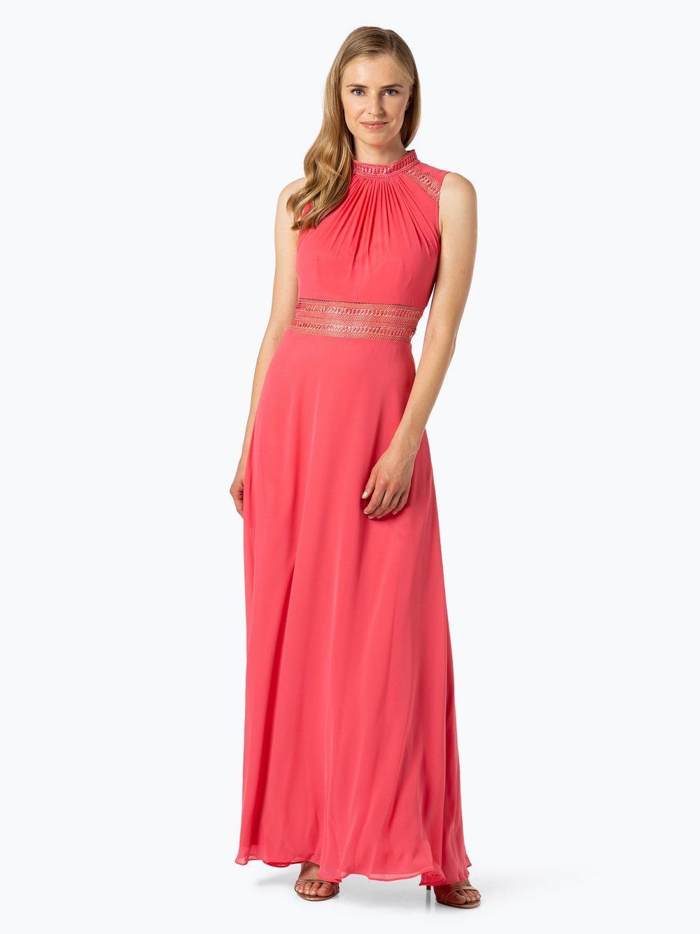 VM Abendkleid Damen Chiffon rot, 40