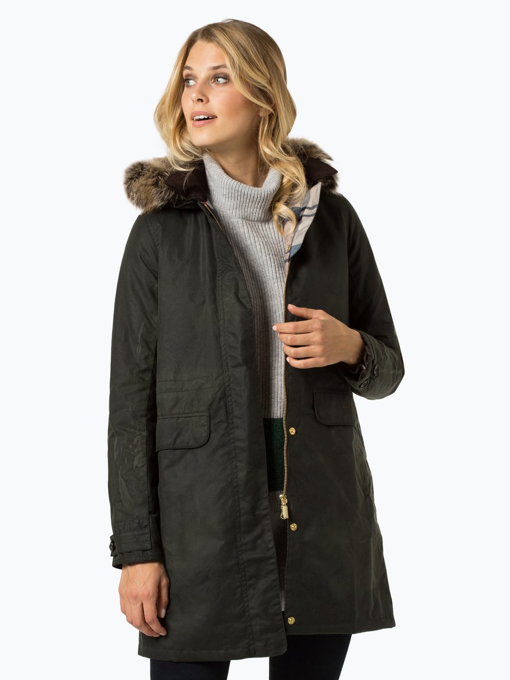 barbour wintermantel damen