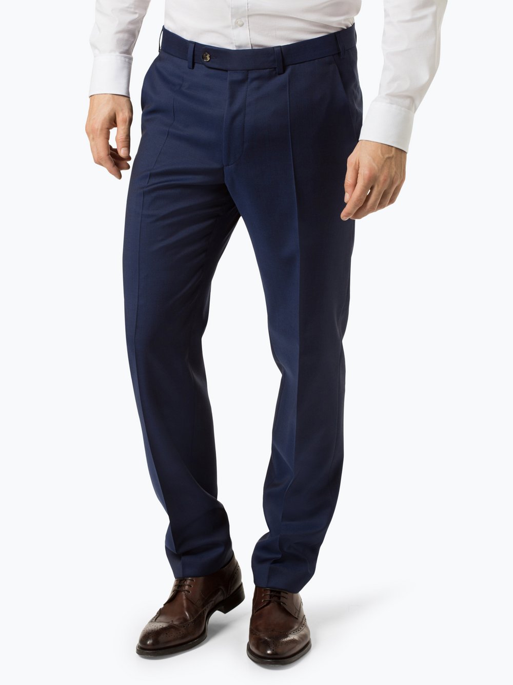 Digel - Męskie spodnie od garnituru modułowego – Per, niebieski
