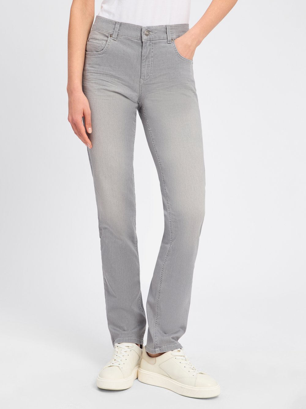 Angels Jeans Damen Baumwolle grau, 40-32