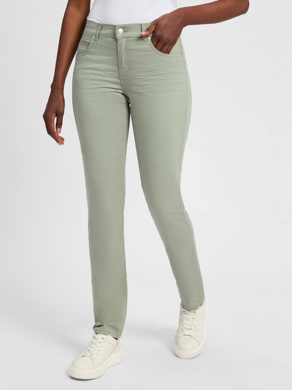 Thumbnail - Angels Jeans Damen Baumwolle grün, 38-32
