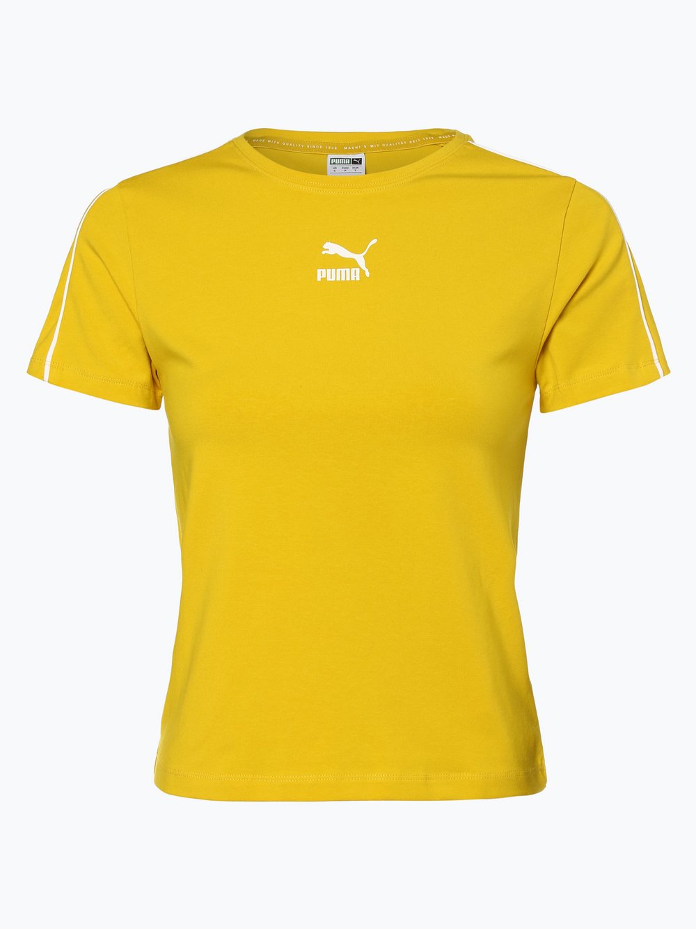 Puma - T-shirt damski, żółty