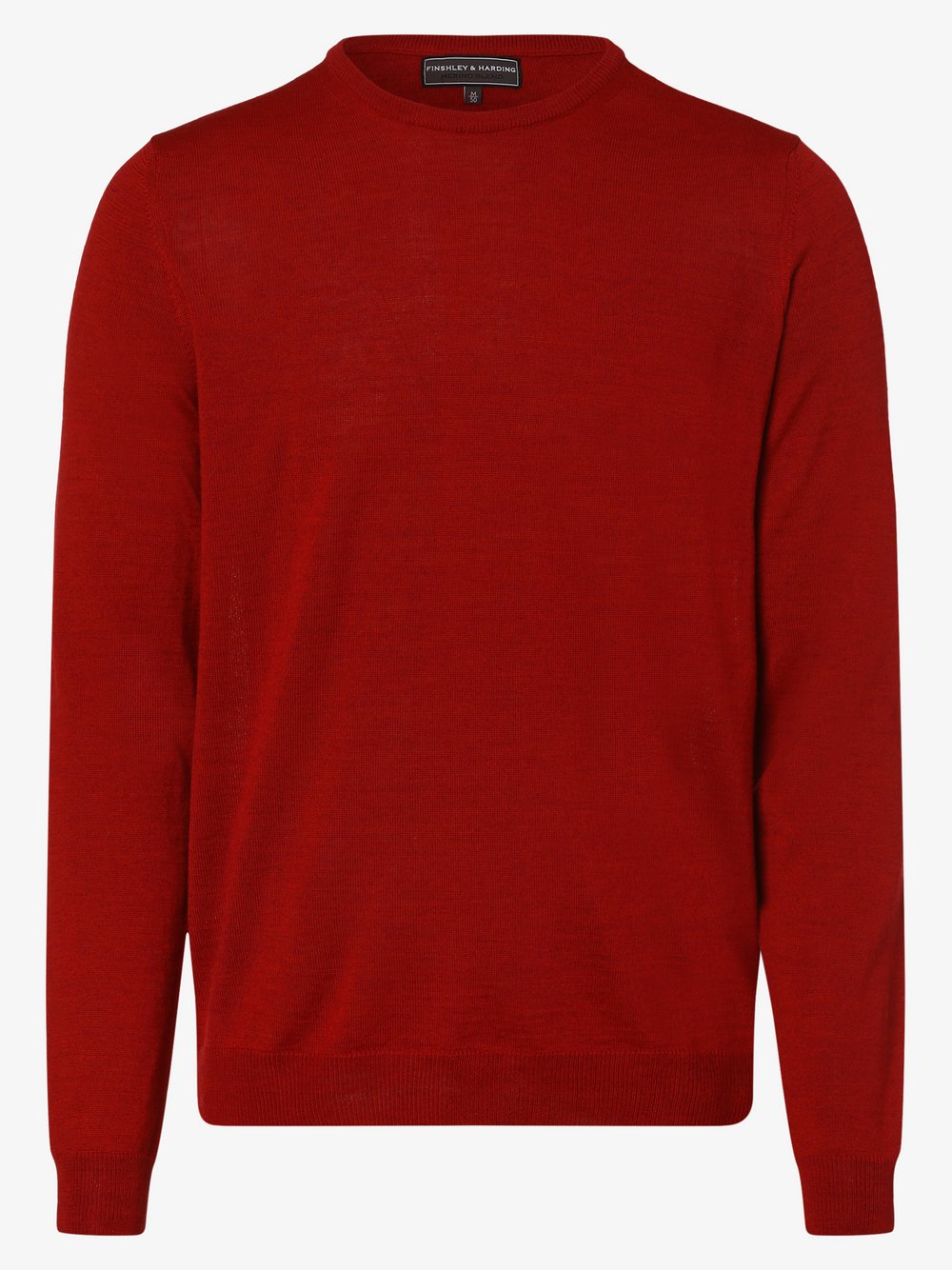 Finshley & Harding - Sweter męski, czerwony