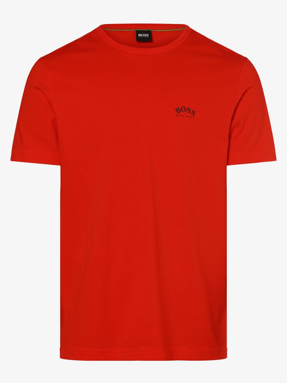 BOSS Athleisure - T-shirt męski – Tee Curved, czerwony
