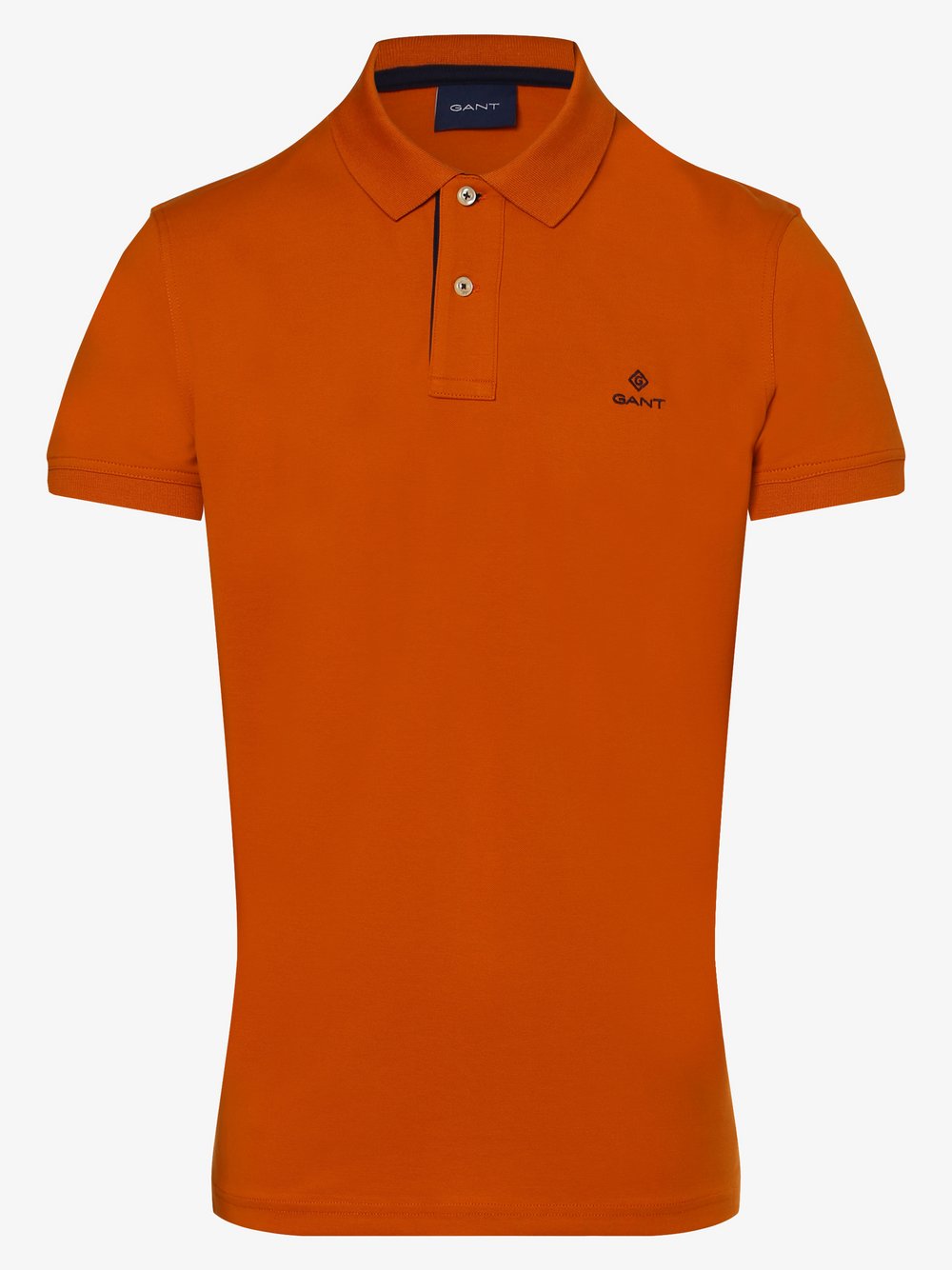 Gant - Męska koszulka polo, pomarańczowy