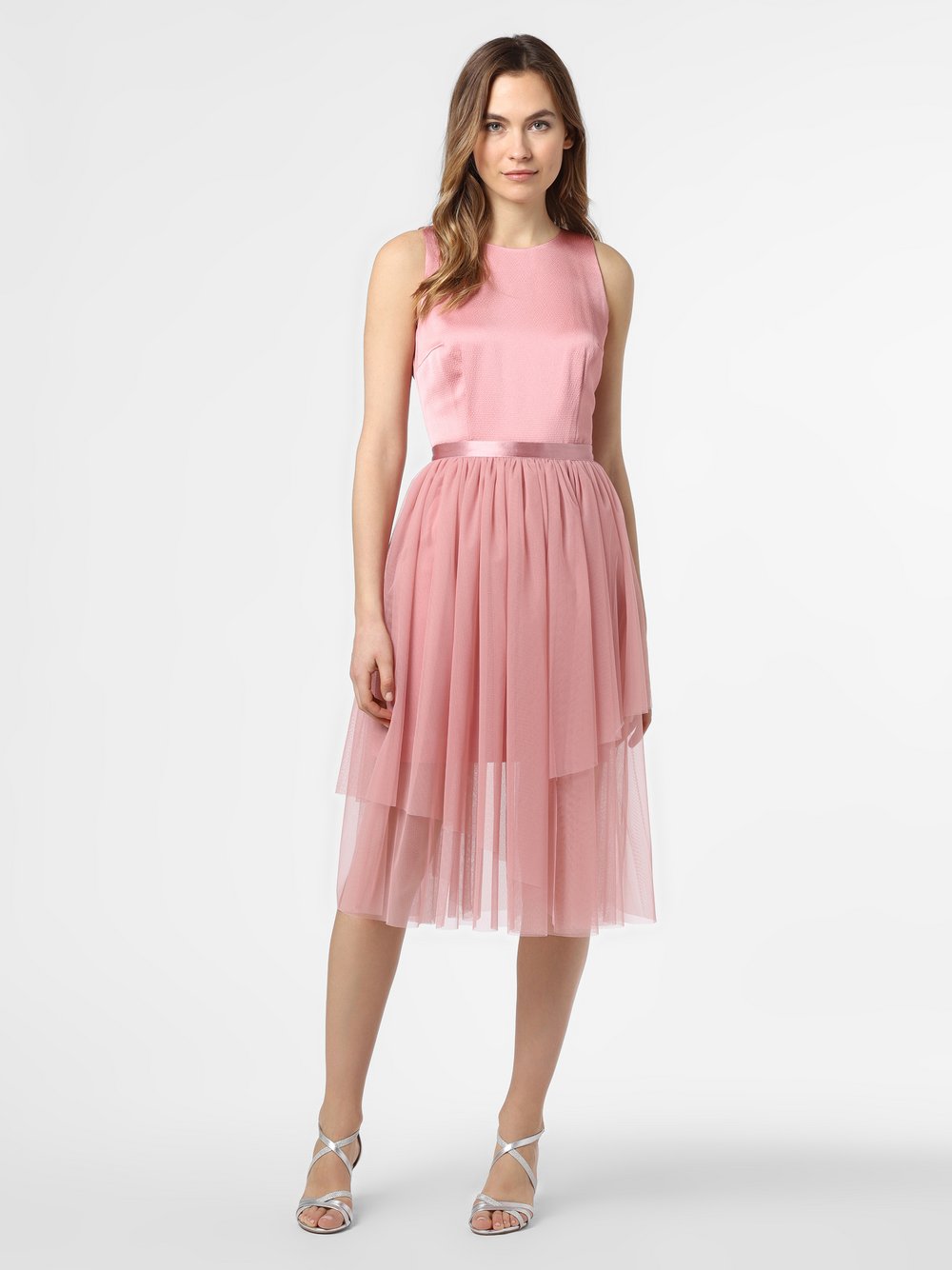 HUGO - Damska sukienka wieczorowa – Kilaila-1, różowy