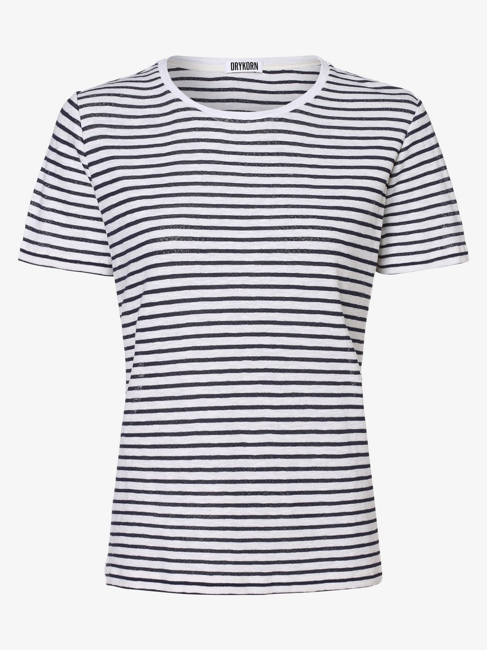 Drykorn - T-shirt damski – Anisia, niebieski